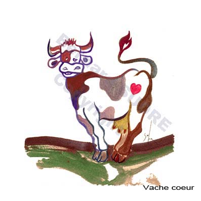 vache coeur